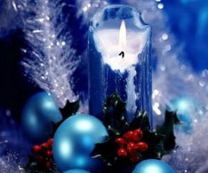 пазл Рождественские candel LIT